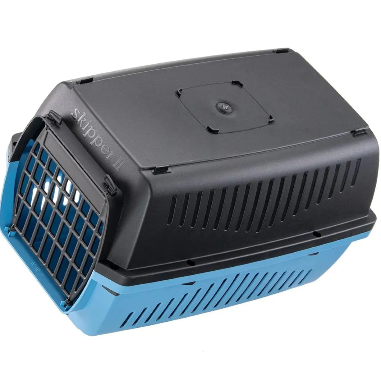 Caisse de transport plastique recyclé chat et petit chien Skipper 2 beige - Ferplast