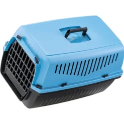 Caisse de transport plastique recyclé chat et petit chien Skipper 2 beige - Ferplast