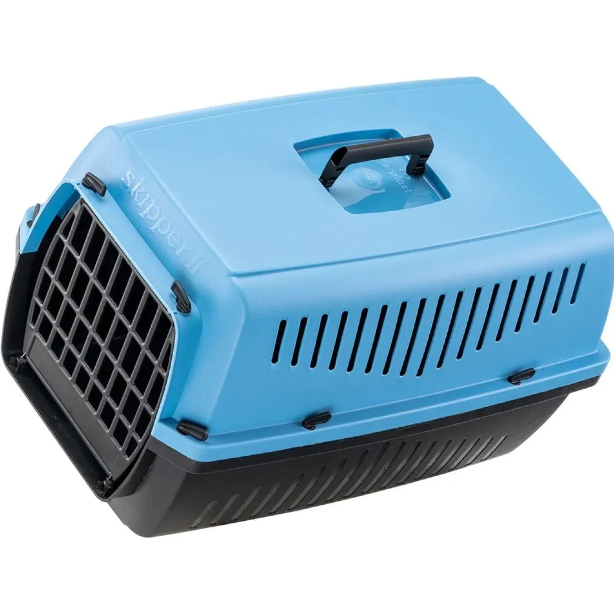 Caisse de transport plastique recyclé chat et petit chien Skipper 2 beige - Ferplast