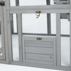 Catio équipé chat Deluxe sans bâche 140x188x188cm - Kat’Venture