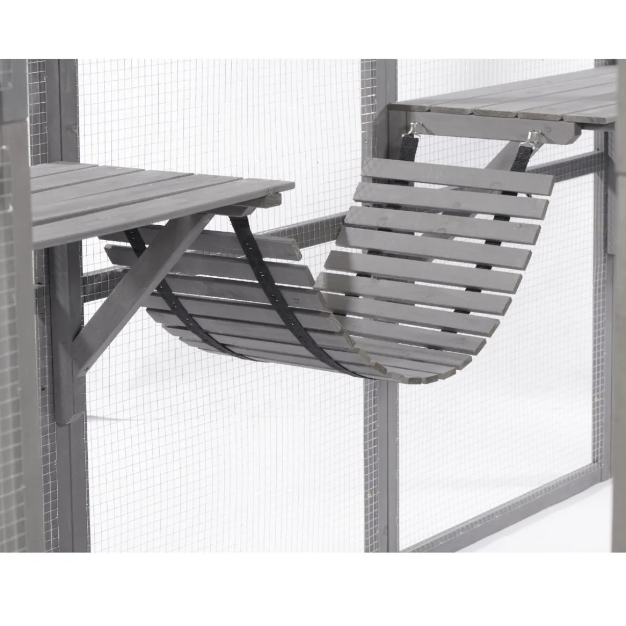 Catio équipé chat Deluxe 280x188x188cm avec bâche - Kat’Venture