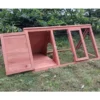 Clapier Japonais bois pour lapin et tortue