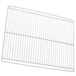 Cloison de séparation en métal zingué pour cages à oiseaux de 90 et 120 cm - 2GR