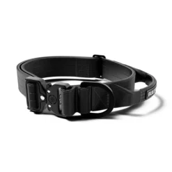 Collier chien avec poignée Lighter Combat Collar 4cm noir taille S - BullyBillows