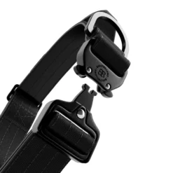 Collier chien avec poignée Lighter Combat Collar 4cm noir taille S - BullyBillows