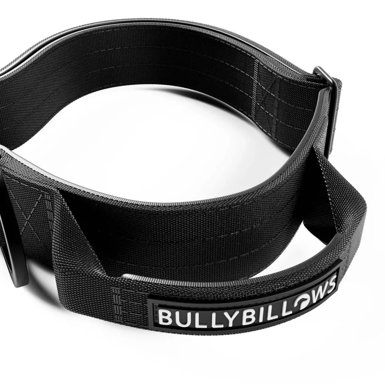 Collier chien avec poignée Lighter Combat Collar 4cm noir taille L - BullyBillows