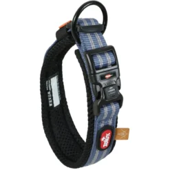 Collier chien Bivouak taille S bleu - Zolux