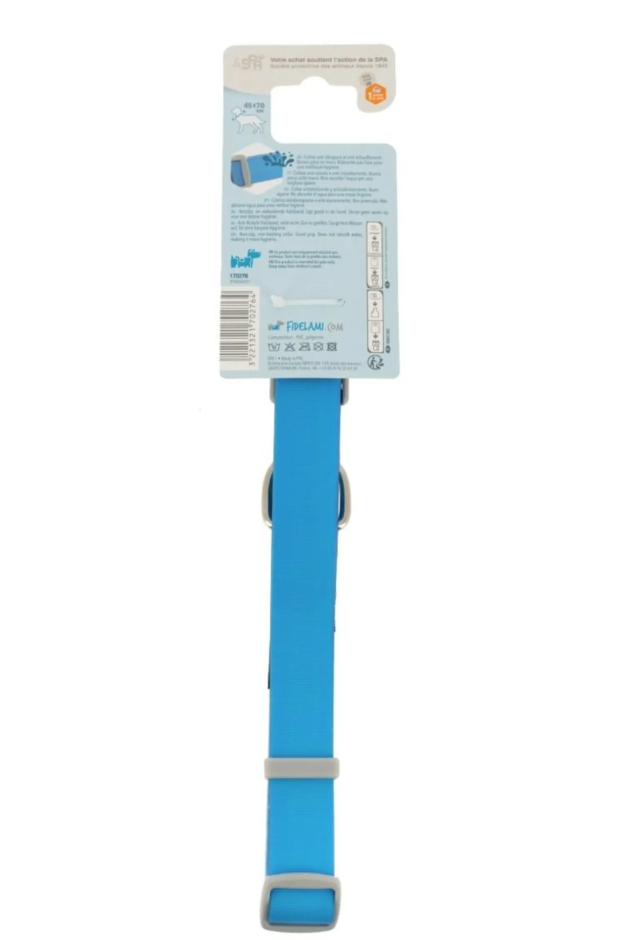 Collier étanche chien Aqua taille L - Fidelami