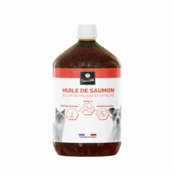 Complément alimentaire chien et chat Huile de saumon 500ML - Les recettes de Daniel