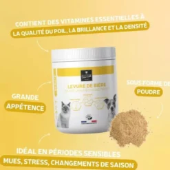 Complément alimentaire chien et chat Levure de bière 2,6kg - Les recettes de Daniel
