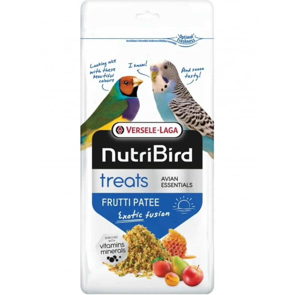Complément alimentaire pour oiseaux NutriBird Treats Frutti Patee 250g - Versele Laga