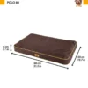 Coussin chien en tissu déperlant et résistant Polo 80 marron taille S/M - Ferplast