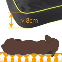 Coussin chien en tissu déperlant et résistant Polo 65 noir taille XS/S - Ferplast