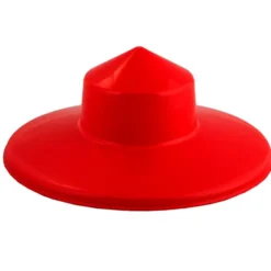 Couvercle anti pluie pour mangeoire poule en plastique Eco 4Kg rouge - Gaun