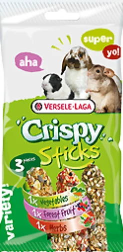 Crispy Sticks Triple Variety Pack Herbivores Versele Laga
