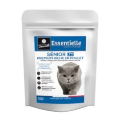 Croquettes chat Essentielle Stérilisé Sénior 7+ Premium poulet 400g - Les recettes de Daniel