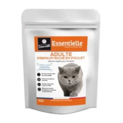 Croquettes chat Essentielle Adulte Premium poulet 400g - Les recettes de Daniel