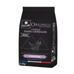 Croquettes chat Originelle Chaton Premium poulet 2,5kg - Les recettes de Daniel