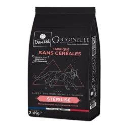 Croquettes chat Originelle Stérilisé Premium saumon 2,5kg - Les recettes de Daniel