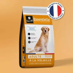 Croquettes chien Essentielle Adulte à la volaille 14kg - Les recettes de Daniel
