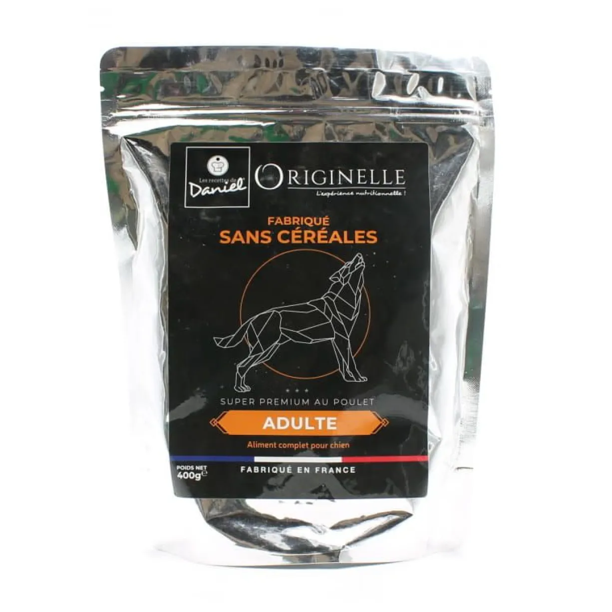 Croquettes chien Originelle Adulte Medium au poulet sans céréales 400g - Les recettes de Daniel