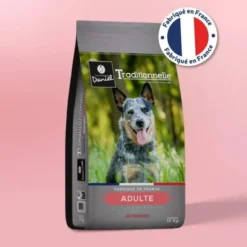 Croquettes chien Traditionnelle Adulte Medium au saumon 14kg - Les recettes de Daniel