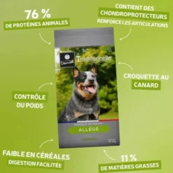 Croquettes chien Traditionnelle Allégé Medium au canard 14kg - Les recettes de Daniel