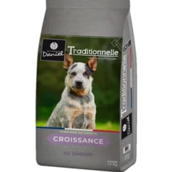 Croquettes chien Traditionnelle Croissance Medium au canard 14kg - Les recettes de Daniel