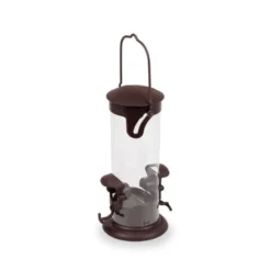 Distributeur de graines pour oiseaux sauvages en plastique petit modèle - Gaun