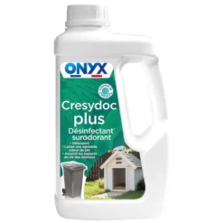 Désinfectant surodorant poulailler, niche, clapier, maison Cresydoc Plus 1L - Onyx