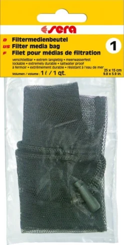 Filet pour médias de filtration aquarium 25x15cm taille 1 - Sera