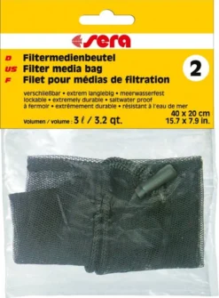 Filet pour médias de filtration aquarium 40x20cm taille 2 - Sera
