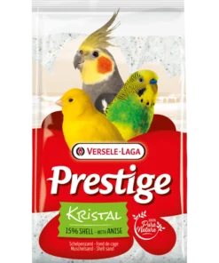 Fond de cage blanc sable anisé oiseaux Prestige Kristal 5Kg - Versele Laga