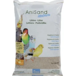 Fond de cage brun sable anisé oiseaux AniSand Nature 5Kg - Zolux