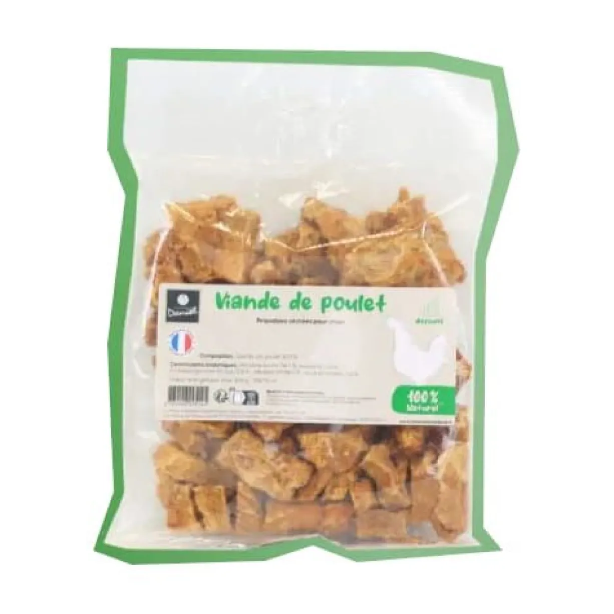 Friandise chien viande de poulet séchée 200g - Les recettes de Daniel