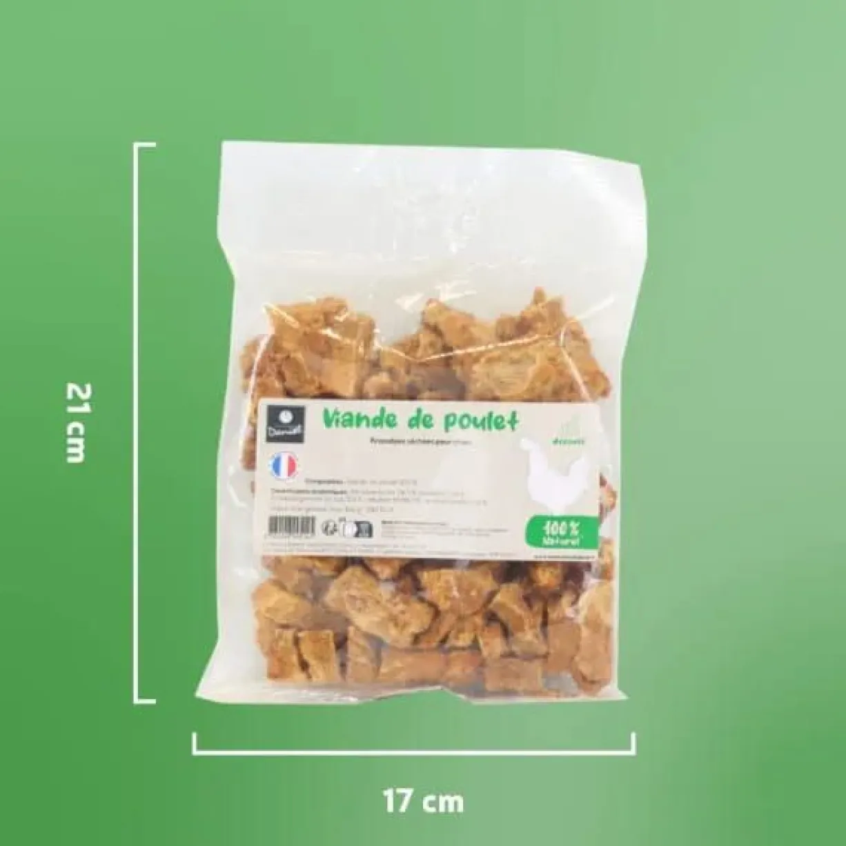 Friandise chien viande de poulet séchée 200g - Les recettes de Daniel