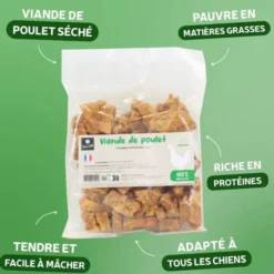 Friandise chien viande de poulet séchée 200g - Les recettes de Daniel