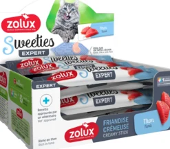 Friandise crémeuse chat stick Sweeties 14g thon - Zolux