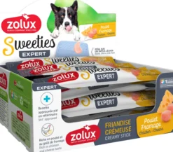 Friandise crémeuse chien stick Sweeties 14g poulet fromage - Zolux