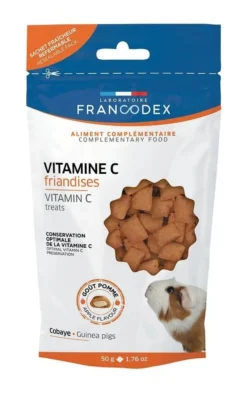 Friandises à la vitamine C cochon d’Inde cobaye 50g - Francodex