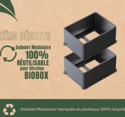 Gobelet modulaire extra S pour filtres d’aquarium Bio Filter - Aquatlantis