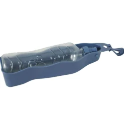 Gourde pliable chien Bivouak 450ML bleue - Zolux