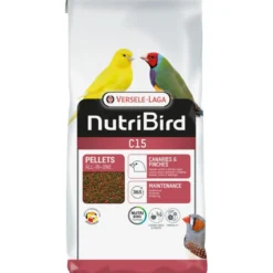 Granulés extrudés pour canaris, oiseaux exotiques et indigènes NutriBird C15 3kg - Versele Laga