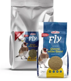 Granulés extrudés pour oiseaux granivores Fly Gemme White Blend 1,5kg - Raggio Di Sole