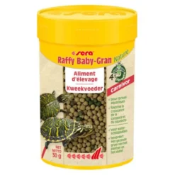 Granulés tortue aquatique juvenile Raffy Baby-Gran Nature 100ML - Sera