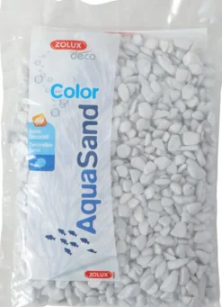 Gravier pour aquarium Aquasand Ekaï blanc 1 kg - Zolux