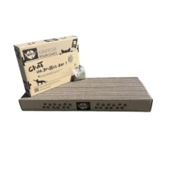 Griffoir en carton Chat va griffer dur 38x29x8cm - WasaByCat