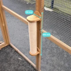 Griffoir en sisal pour catio modulable chat « Kat’Venture »