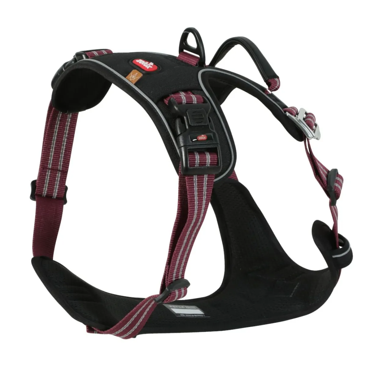 Harnais technique chien Bivouak taille S rouge - Zolux