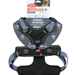 Harnais technique chien Bivouak taille XL bleu - Zolux